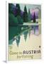 Come to Austria for Fishing-null-Framed Art Print
