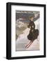 Come to Chamonix for the Very Finest Skiing-Abel Faivre-Framed Photographic Print