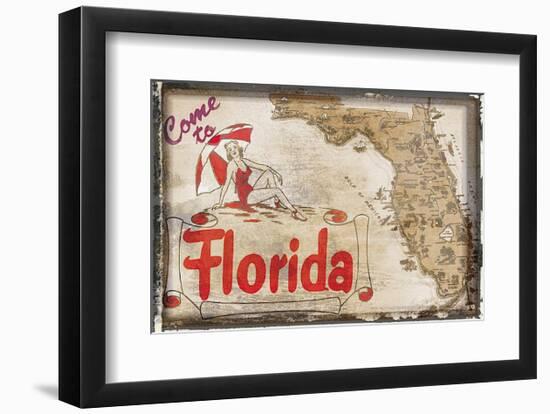 Come to Florida-null-Framed Art Print