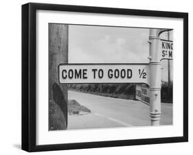 Come to Good-J. Chettlburgh-Framed Photographic Print