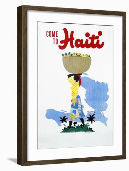 Come to Haiti-E^ Lafond-Framed Art Print