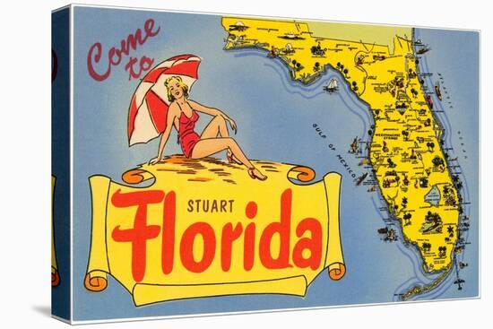 Come to Stuart, Florida-null-Stretched Canvas