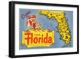 Come to Stuart, Florida-null-Framed Art Print