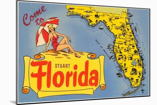 Come to Stuart, Florida-null-Mounted Art Print