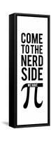 Come to the nerd side we have Pi-IFLScience-Framed Stretched Canvas