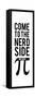 Come to the nerd side we have Pi-IFLScience-Framed Stretched Canvas