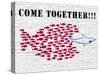 Come together!!!-Masterfunk collective-Stretched Canvas