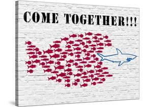 Come together!!!-Masterfunk collective-Stretched Canvas