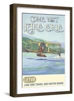Come Visit Lake Erie-Jason Pierce-Framed Art Print