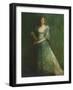 Comedia, C.1892-94 (Oil on Panel)-Thomas Wilmer Dewing-Framed Giclee Print