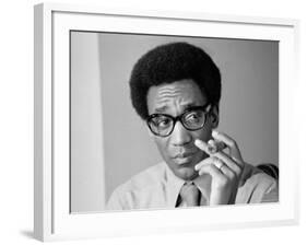 Comedian Bill Cosby Holding Cigar-Alfred Eisenstaedt-Framed Premium Photographic Print