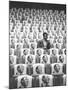 Comedian Bill Cosby Sitting in Empty Auditorium Filled with Copies of His Likeness on Each Seat-Michael Rougier-Mounted Premium Photographic Print