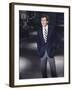 Comedian David Letterman on NBC TV "Late Night"-Ted Thai-Framed Premium Photographic Print