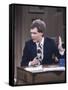 Comedian David Letterman on NBC TV "Late Night"-Ted Thai-Framed Stretched Canvas