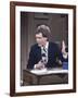 Comedian David Letterman on NBC TV "Late Night"-Ted Thai-Framed Premium Photographic Print