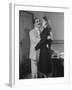 Comedian Groucho Marx Embracing a Woman-null-Framed Photographic Print