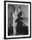 Comedian Groucho Marx Embracing a Woman-null-Framed Photographic Print