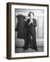 Comedian Jimmy Durante Performing-null-Framed Photographic Print