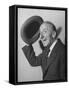 Comedian Jimmy Durante Performing-null-Framed Stretched Canvas