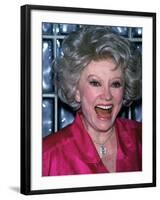 Comedian Phyllis Diller Laughing-null-Framed Premium Photographic Print