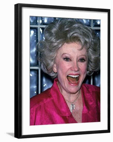 Comedian Phyllis Diller Laughing-null-Framed Premium Photographic Print