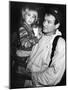Comedian Robin Williams Carrying Son Zachary-null-Mounted Premium Photographic Print