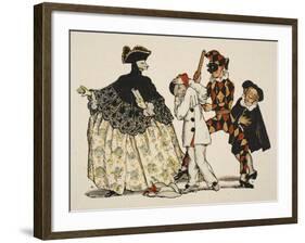 Comedie Italienne, 1918-Konstantin Andreevic Somov-Framed Giclee Print