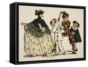 Comedie Italienne, 1918-Konstantin Andreevic Somov-Framed Stretched Canvas