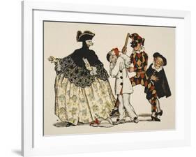 Comedie Italienne, 1918-Konstantin Andreevic Somov-Framed Giclee Print