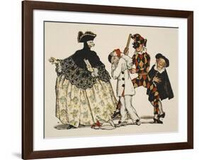 Comedie Italienne, 1918-Konstantin Andreevic Somov-Framed Giclee Print