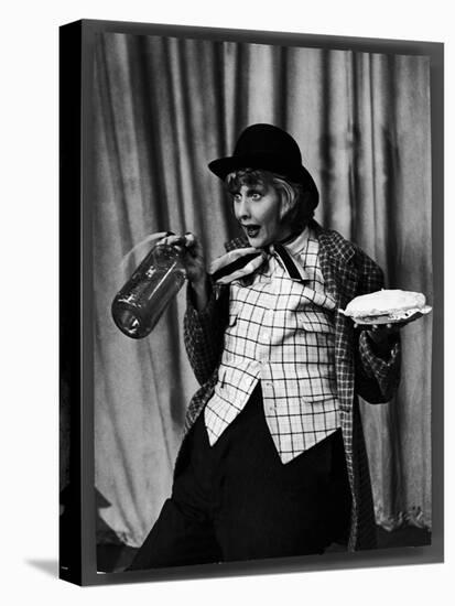 Comedienne Lucille Ball Clowns During TV Episode of "I Love Lucy"-Loomis Dean-Stretched Canvas