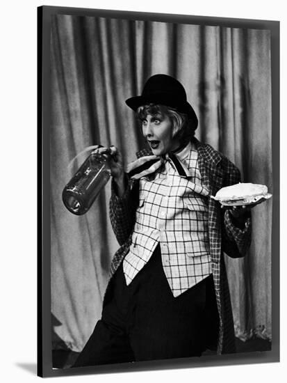 Comedienne Lucille Ball Clowns During TV Episode of "I Love Lucy"-Loomis Dean-Stretched Canvas