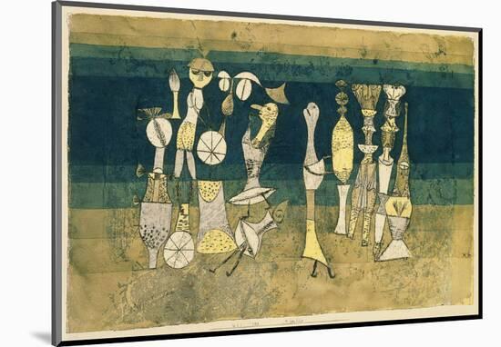 Comedy, 1921-Paul Klee-Mounted Art Print