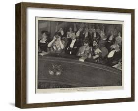 Comedy, a Study of the Dress Circle in a London Theatre-Arthur Paine Garratt-Framed Giclee Print