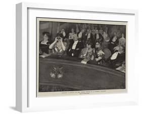 Comedy, a Study of the Dress Circle in a London Theatre-Arthur Paine Garratt-Framed Giclee Print