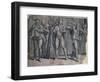 Comedy or Farce of Six Characters, Engraving-Hans Liefrinck-Framed Giclee Print