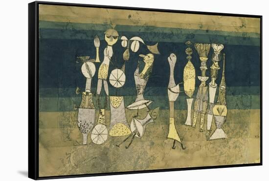 Comedy-Paul Klee-Framed Stretched Canvas