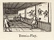 The Ball is Played Against a Side Wall-Comenius Orbis-Mounted Art Print