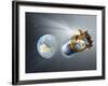 Comet Deflection Mission-null-Framed Photographic Print
