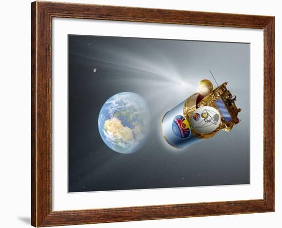 Comet Deflection Mission-null-Framed Photographic Print