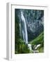 Comet Falls, Mt Rainier National Park, Washington, USA-Charles Gurche-Framed Photographic Print