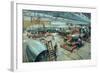 Comet Fuselage Assembly Dehavillland 1949-Terence Cuneo-Framed Giclee Print