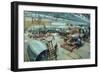 Comet Fuselage Assembly Dehavillland 1949-Terence Cuneo-Framed Giclee Print