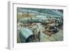 Comet Fuselage Assembly Dehavillland 1949-Terence Cuneo-Framed Giclee Print