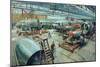 Comet Fuselage Assembly Dehavillland 1949-Terence Cuneo-Mounted Giclee Print
