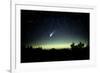 Comet Hale-Bopp And Aurora Borealis, 30 March 1997-Pekka Parviainen-Framed Photographic Print