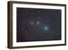 Comet Hartley 2 as it Approaches the Double Cluster in Perseus-null-Framed Premium Photographic Print