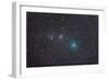 Comet Hartley 2 as it Approaches the Double Cluster in Perseus-null-Framed Premium Photographic Print
