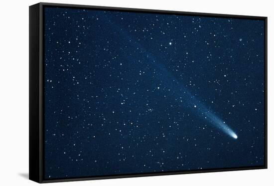 Comet Hyakutake on 13.3.96-John Sanford-Framed Stretched Canvas