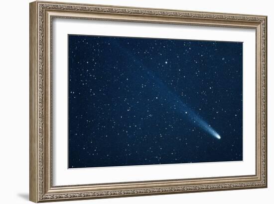 Comet Hyakutake on 13.3.96-John Sanford-Framed Photographic Print